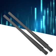2 pièces d’antennes WiFi SMA à double bande noires 2,4/5 GHz