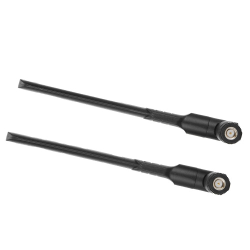 2 antenne WiFi 2,4-5,8 GHz SMA pin interno nero 2
