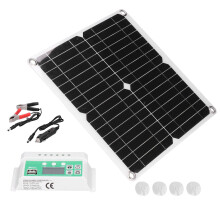 40 W 18 V Pannello solare monocristallino 280x280 mm, Colore: Come mostrato