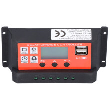 40 A 12 V/24 V PWM contrôleur solaire 13,3  6,8  3 cm Couleur : AS