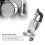 Regolatore argentato per rullante 105x40x26.6mm 10