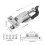 Regolatore argentato per rullante 105x40x26.6mm 4