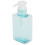 3 flacons-pompes de 100 ml, hauteur 117 mm, bleu transparent 4