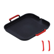 Piastra per barbecue in lega di alluminio ad induzione DoubleEar