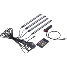 Luce per auto RGB 5050SMD 1,1 m / 1,6 m 48 LED 150 mAh