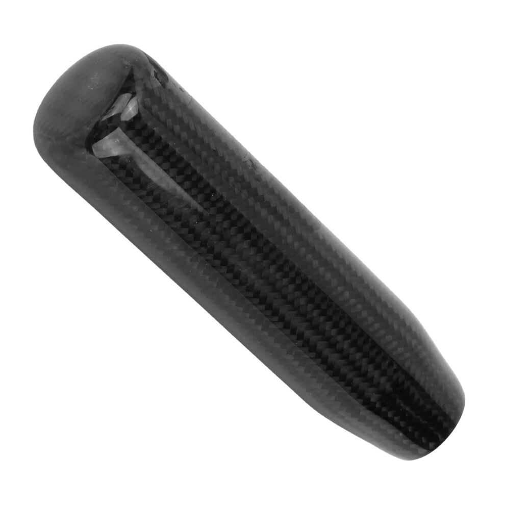 Car Gear Shift Shifter Knob Carbon Fiber Automotive Modification Maintenance Universal Black 4611322585036