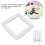 Cornice a clip per cerchio da ricamo 15,215,2 cm, 1 set 3
