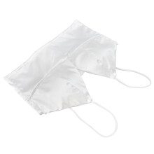 Soutien-gorge sans armatures rembourré sans couture à décolleté en V, tour de poitrine 70-115 cm, blanc