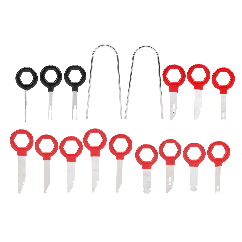 17Pcs Radio Release Keys Kit Professional Removal Disassembly Tools For Car Stereo Audio 4241322585240