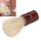 Brosse à rasage pour barbe, poignée en bois, bois composite. 14