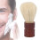 Brosse à rasage pour barbe, poignée en bois, bois composite. 15