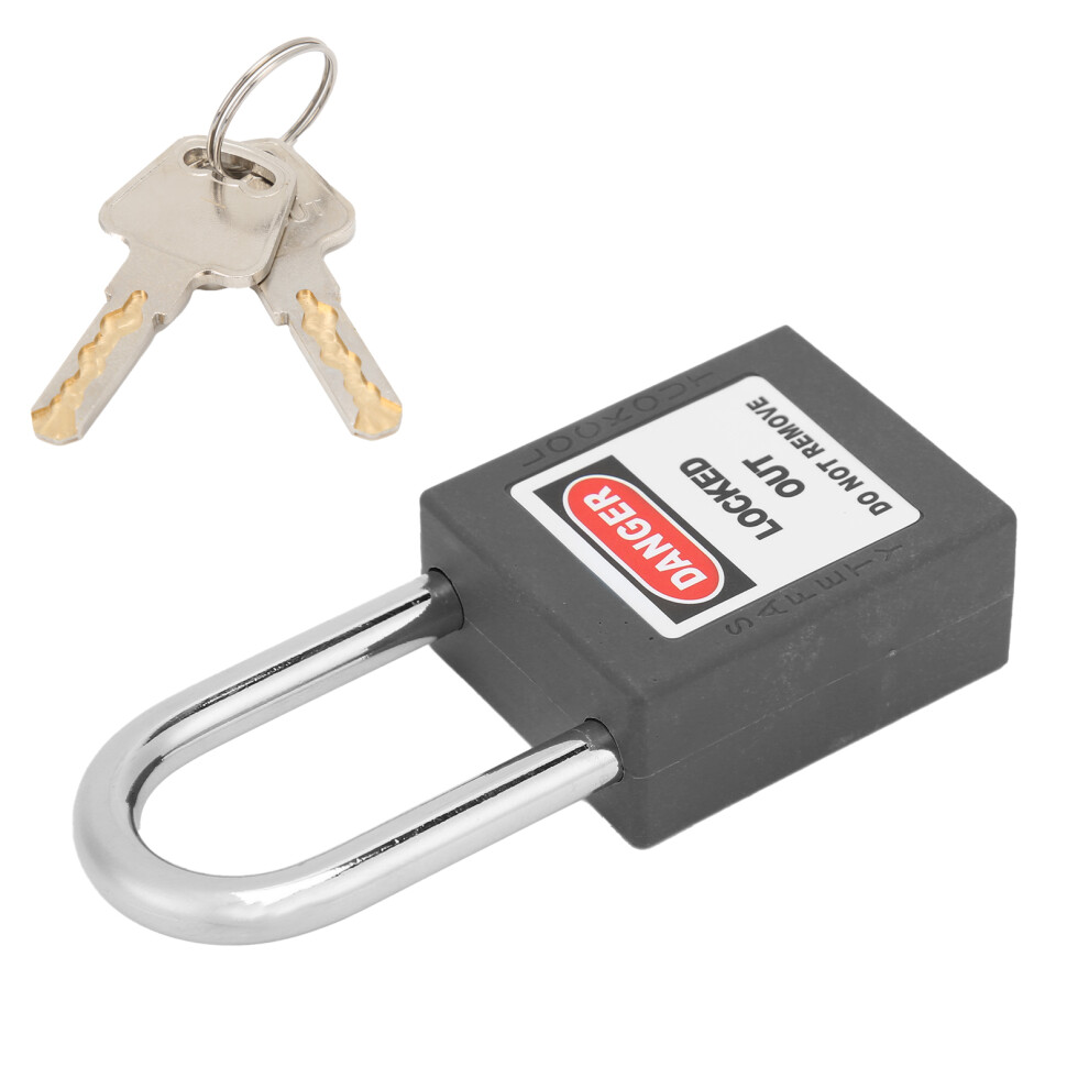 1.5in Safety Padlocks Steel Beam Insulated Lock with 2 Keys for Industry Machine ManufacturingBlack-image-OPC-PHVZ6PZ-NEW