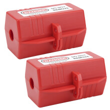 2PCS Lockout Plug Lock for Industrial Air Conditioner TV Power Rationing / Off ‑