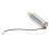 K127.0012 Unité moteur de queue argentée 20x8mm 6g 8