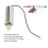 K127.0012 Unité moteur de queue argentée 20x8mm 6g 3