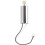K127.0012 Unité moteur de queue argentée 20x8mm 6g 16