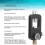 Adattatore subacqueo Grande-Piccolo 0.5/1L 8mm Nero 8