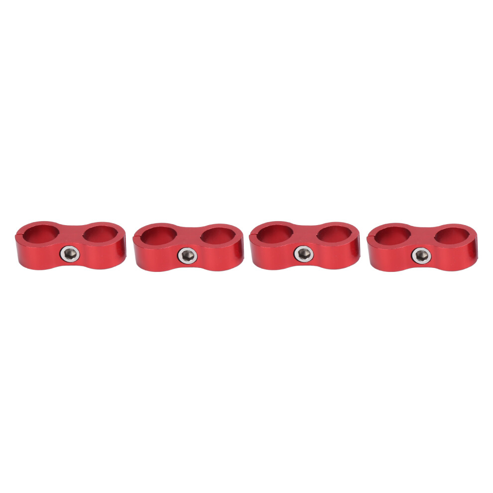 4Pcs Hose Separator An8 Automobile Oil Pipes Fixing Adapter Aluminum Alloy Universal 4971322588414
