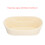 Banneton ovale beige pour pain 25x15x8cm 6