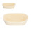 Banneton ovale beige pour pain 25x15x8cm 1