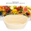 Panier de fermentation ovale beige 21x14x8 cm 3
