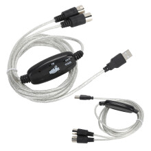 Câble adaptateur MIDI vers USB 2 m PVC, XP-Vista-OSX-W7
