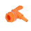 Kit de robinet de fût orange PP+Silicone 23 g 0,9/2,4 cm 15