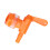 Kit de robinet de fût orange PP+Silicone 23 g 0,9/2,4 cm 12