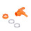 Kit de robinet de fût orange PP+Silicone 23 g 0,9/2,4 cm 16