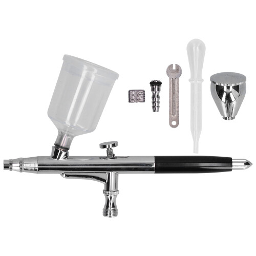 Kit d'aérographe G1/8 0,3mm 7 cm3/13 cm3 en laiton,Couleur:affichée 1