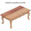 Table à thé à l'échelle 1/12 - bois composite, naturel 7