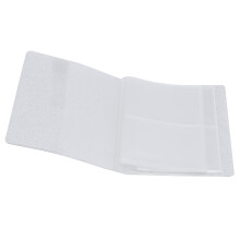 Album photo PVC Ă 64 poches de 3 po, blanc, 13,5 x 23,5 cm