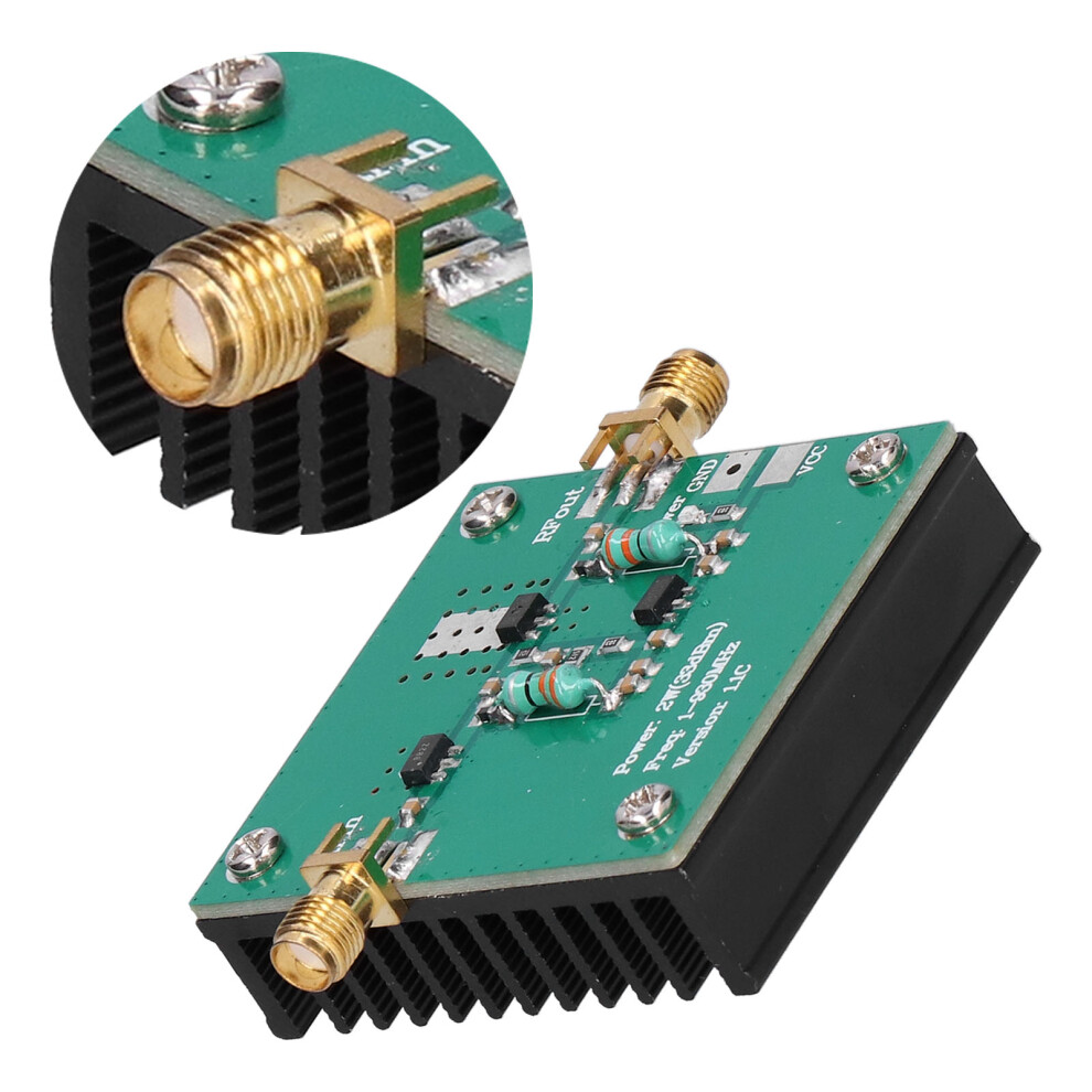 12Vdc Rf Power Wideband Amplifier Amplification Module 1-930Mhz Working Frequency 2.0W 4301322590948