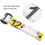 Righello giallo per misurare pesci, 138x5 cm, 50 g 5