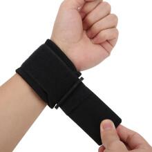 Attelle de poignet compressive ajustable noire 24 g / 0,8 oz