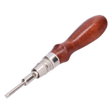 Outil de rainurage pour cuir – biseauteur d'arête 2,4 2,4 14 cm