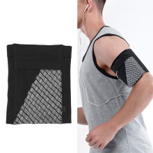 Sports Cell Phone Armband Holder Strap Running Arm Band Pouch Case Sleeve BlackS