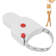 Mètre ruban rouge à double graduation pour mesures du corps 150,0 cm / 60,0 po