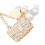 Porte-clés en forme de sac à main, strass, perle artificielle 8