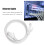 Câble Ethernet Cat6 plat 10 Gbps 1 m 8 conducteurs noir 10