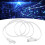Câble Ethernet Cat6 plat 10 Gbps 1 m 8 conducteurs noir 16