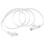 Câble Ethernet Cat6 plat 10 Gbps 1 m 8 conducteurs noir 11