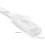 Câble Ethernet Cat6 plat 10 Gbps 1 m 8 conducteurs noir 8