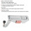 Loquet à compression alliage de zinc non verrouillant argent 11