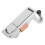 Loquet à compression alliage de zinc non verrouillant argent 14