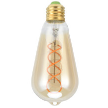Lampadina E27 4W 110V Vetro 14x6,5x6,5 cm Luce calda