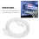 Câble Ethernet CAT6 plat de 2 m, 8 conducteurs, cuivre, noir 8