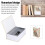 Mini cassaforte a libro con password 440g 18x11.6x5.5 cm Argento 6