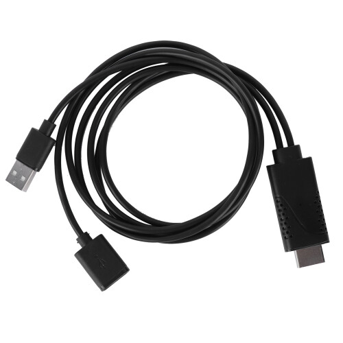 Câble USB HDTV 1080P Miroir & Charge ABS 1