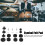 18PCS Cymbal Replacement with Base Wing Nut Washer for Drum Set Hardware Accessory 6